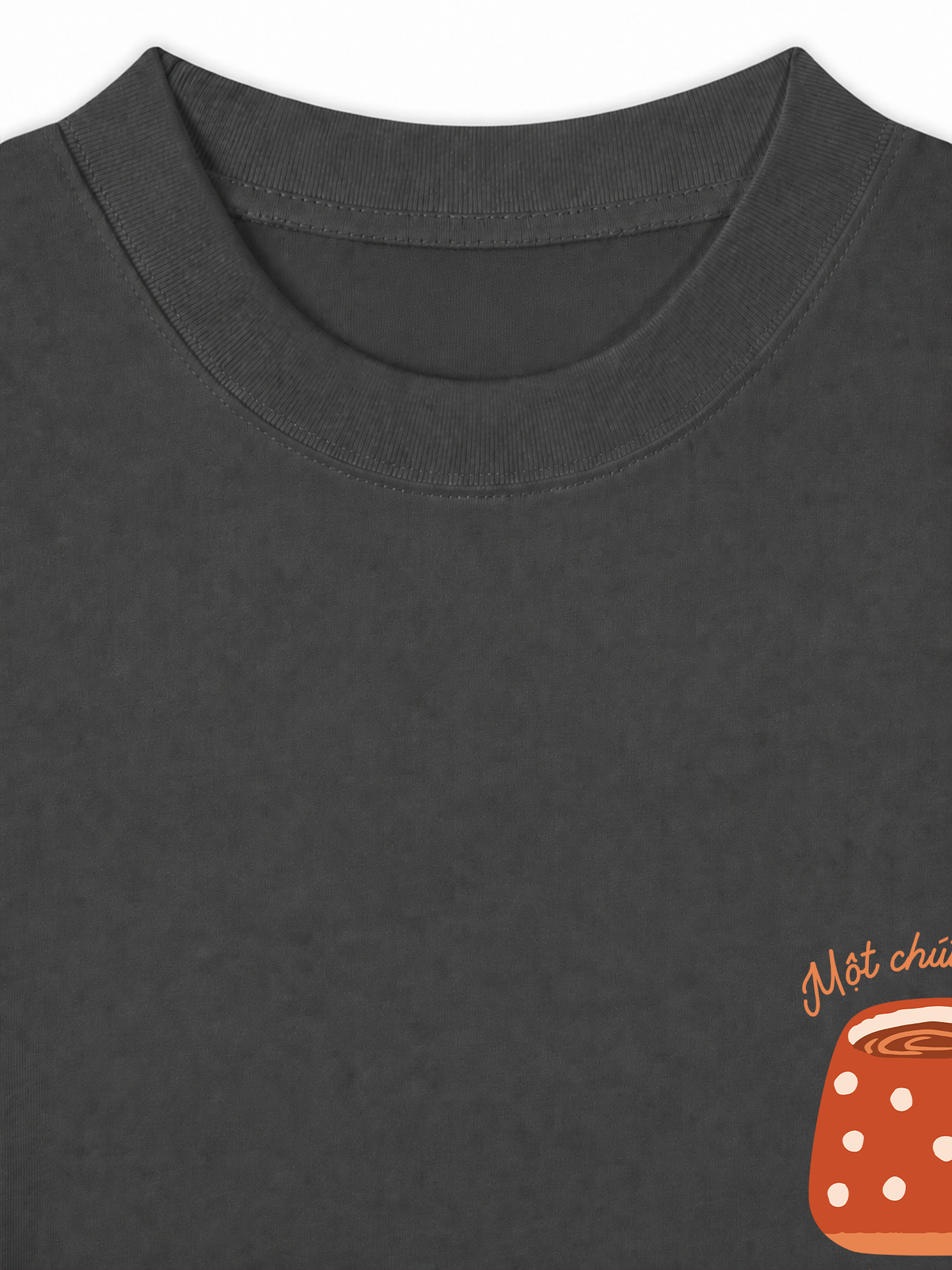 Áo Thun Relaxed Fit Một Chút Cafe Nhiều Sữa