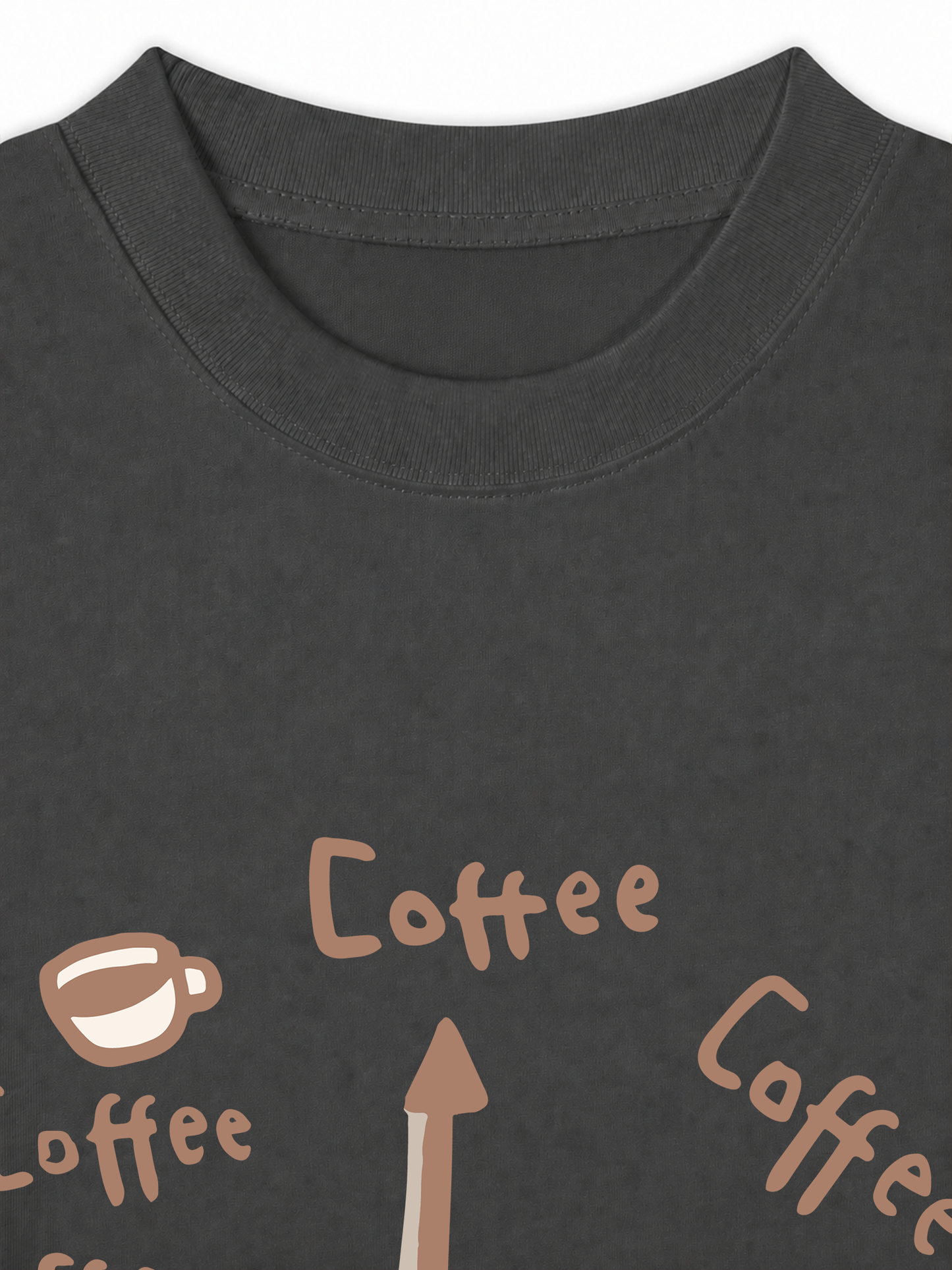 Áo Thun Relaxed Fit Coffee Clock
