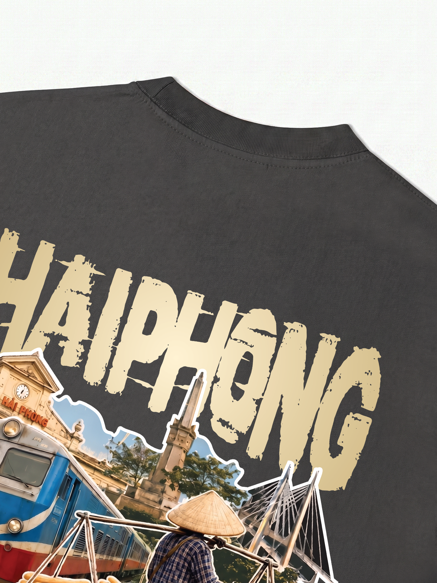 Áo Thun Relaxed Fit Vintage Hai Phong
