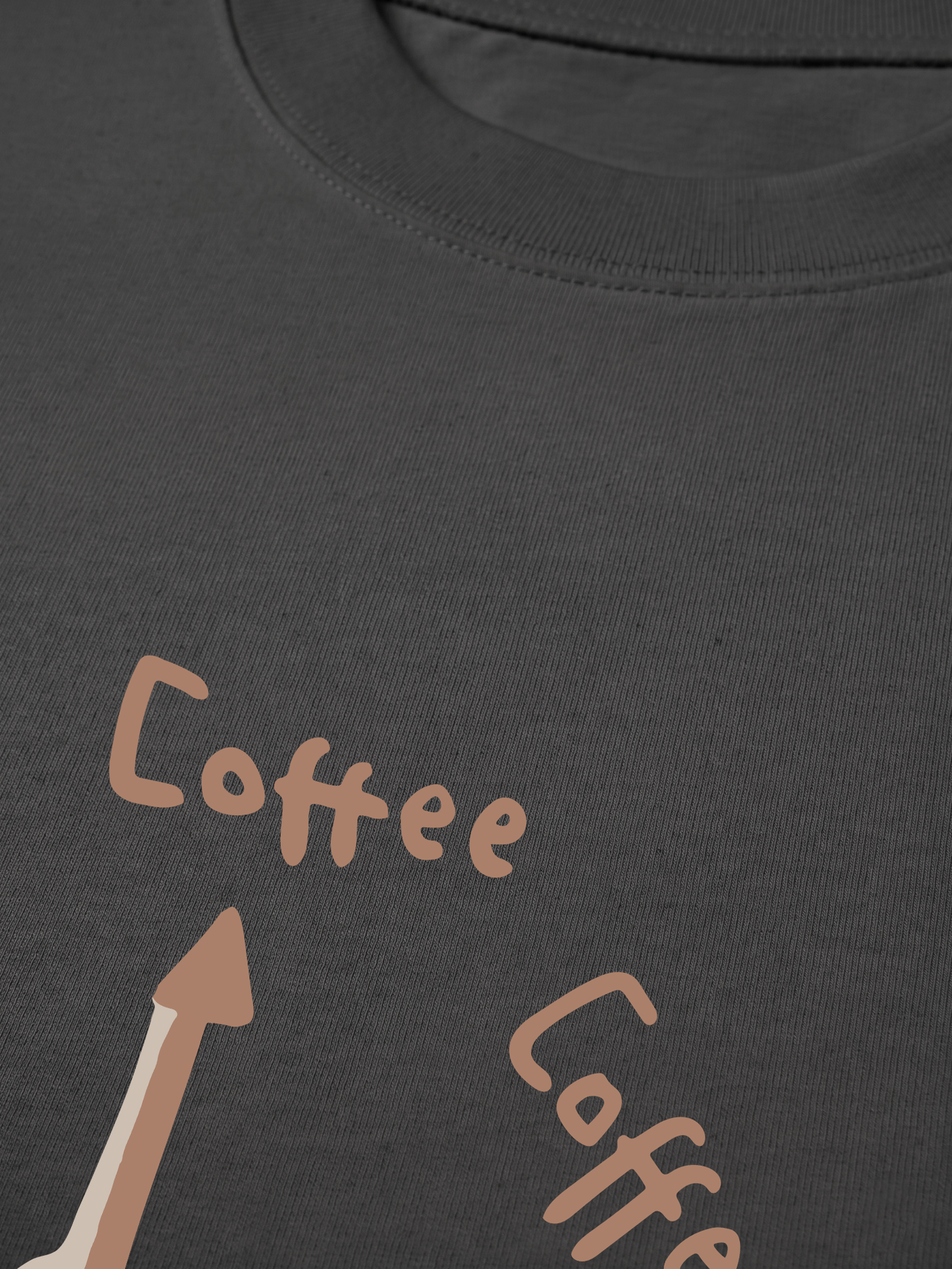 Áo Thun Relaxed Fit Coffee Clock