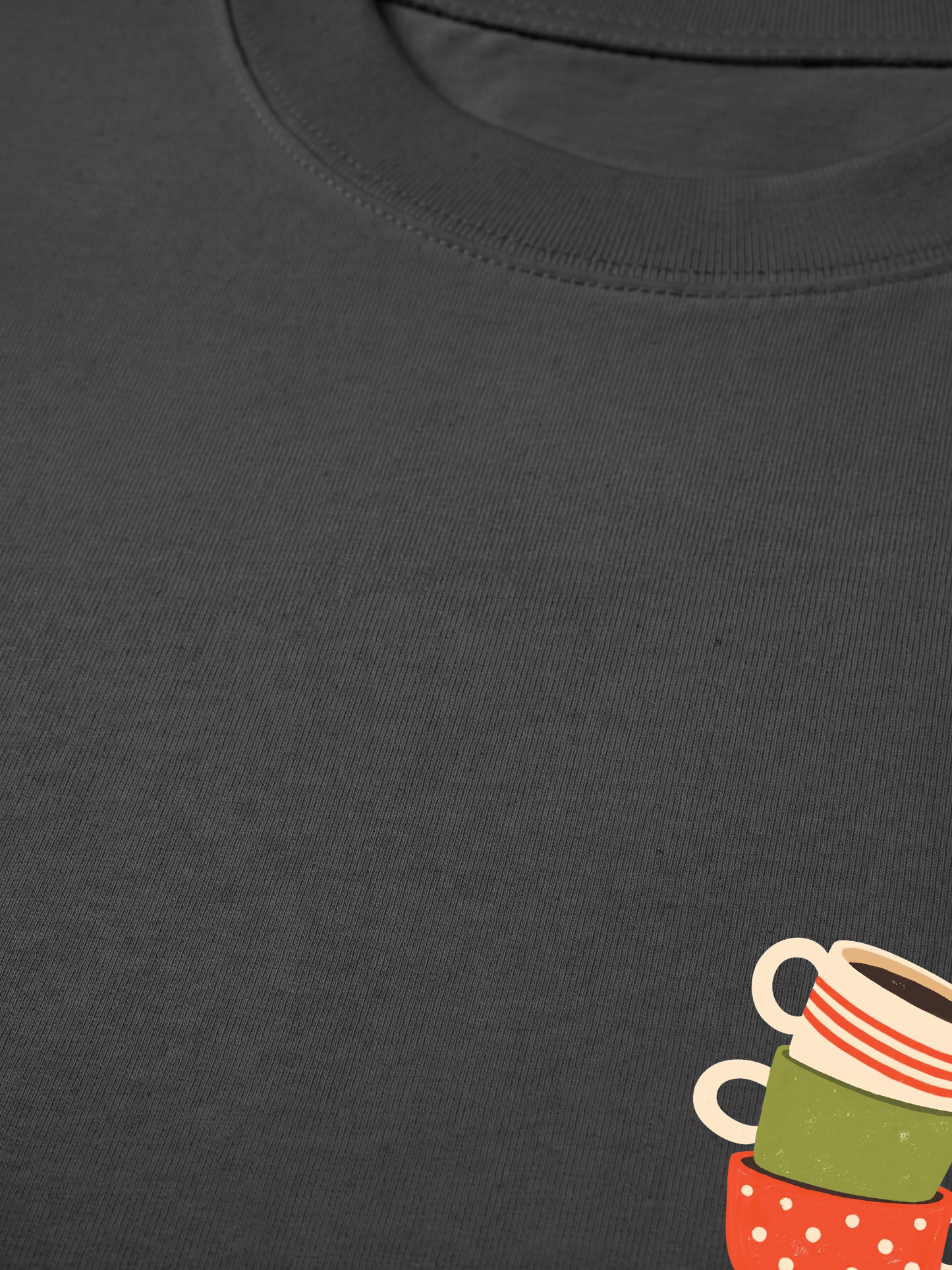 Áo Thun Relaxed Fit Coffee First