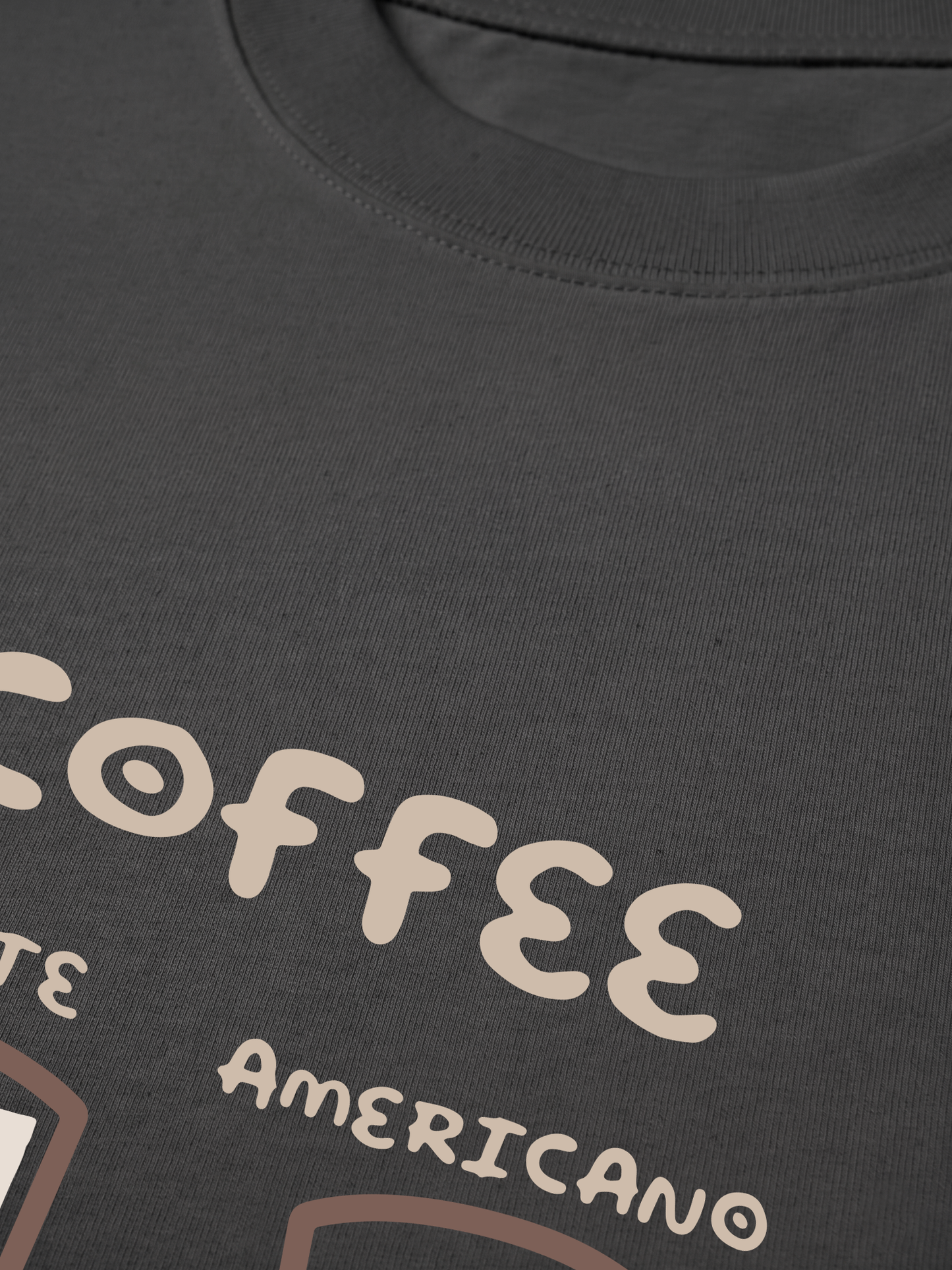 Áo Thun Relaxed Fit Latte Americano Capuccino Mocha