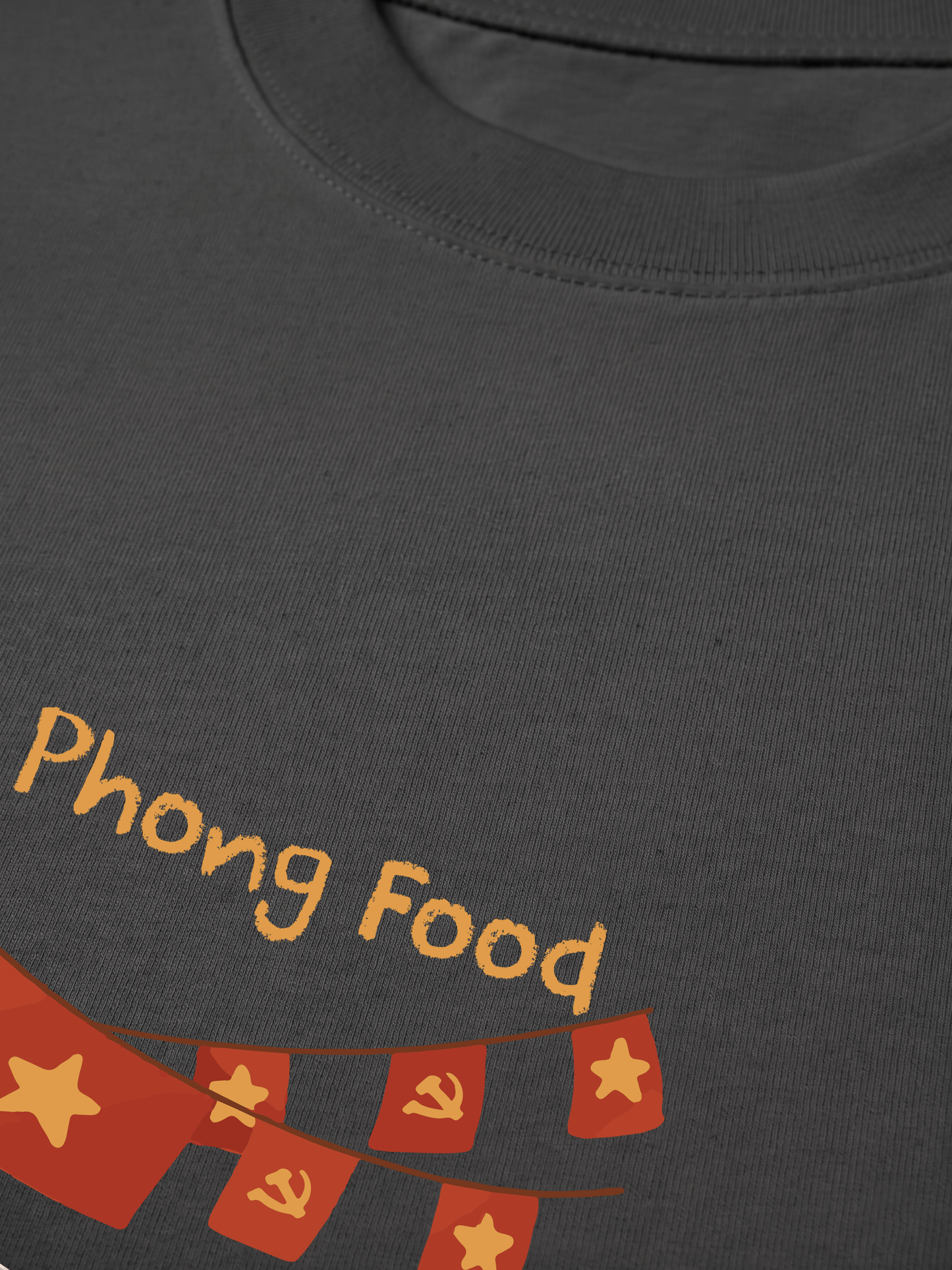 Áo Thun Relaxed Fit Hai Phong Food Phố Cột Đèn