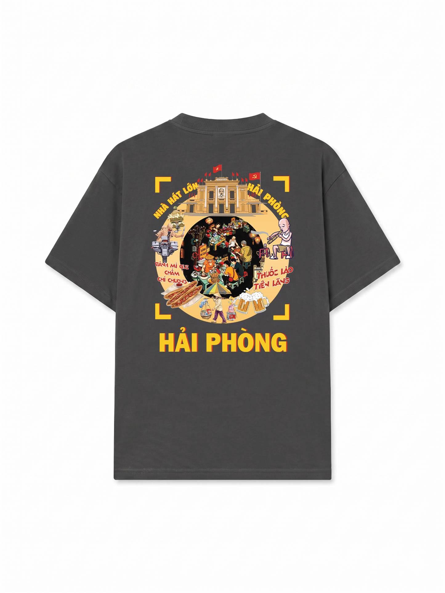 Áo Thun Relaxed Fit Hai Phong Street Life
