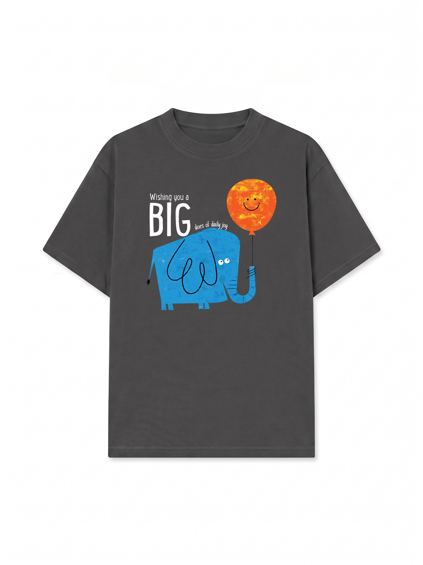 Áo Thun Relaxed Fit Animal Wishing You A Big Elephant