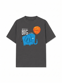 Áo Thun Relaxed Fit Animal Wishing You A Big Elephant