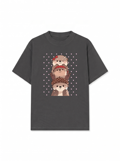 Áo Thun Relaxed Fit Animal The Beaver Friends Group