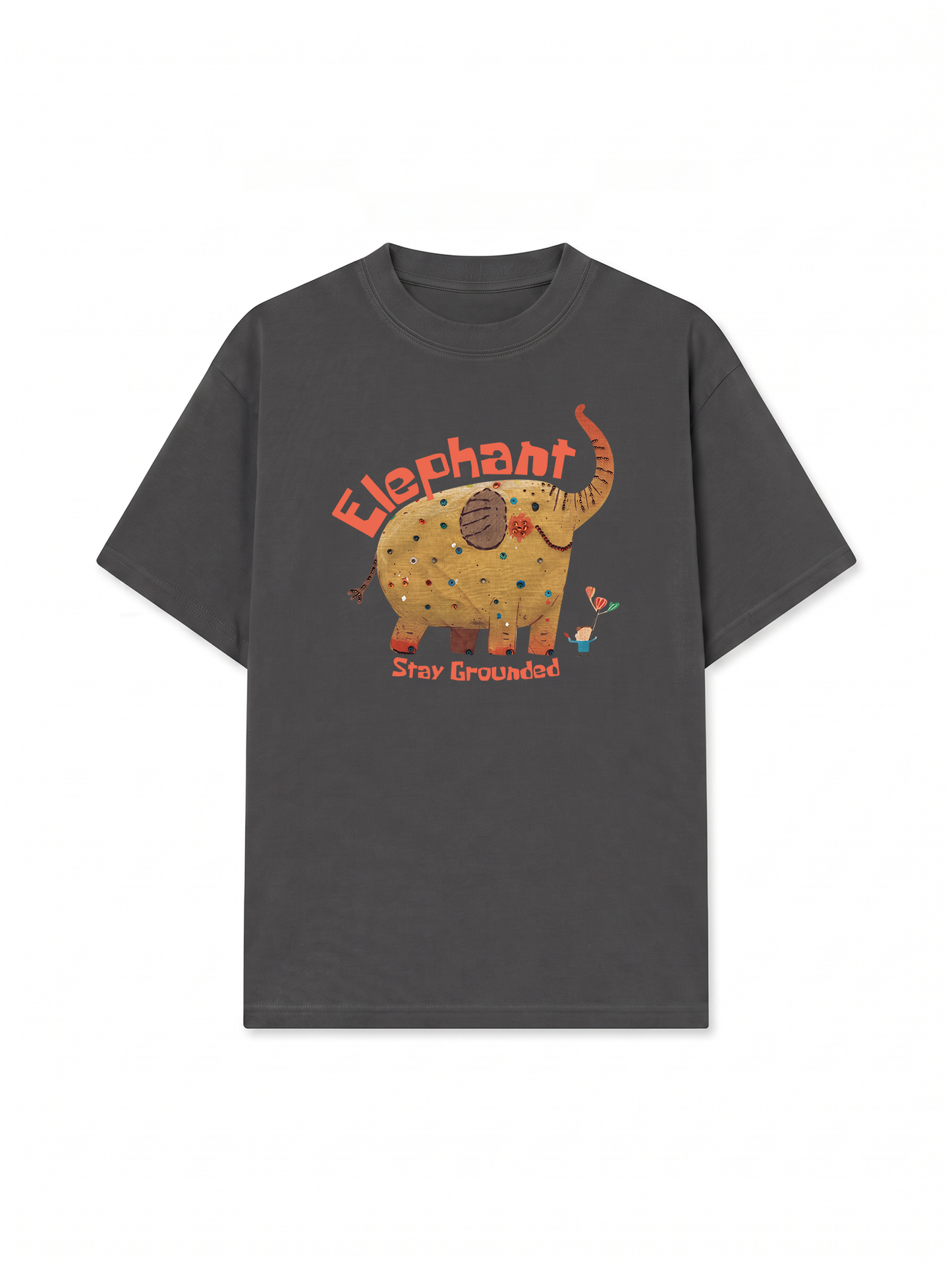 Áo Thun Relaxed Fit Animal Elephant