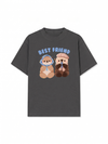 Áo Thun Relaxed Fit Animal Best Friend Beaver