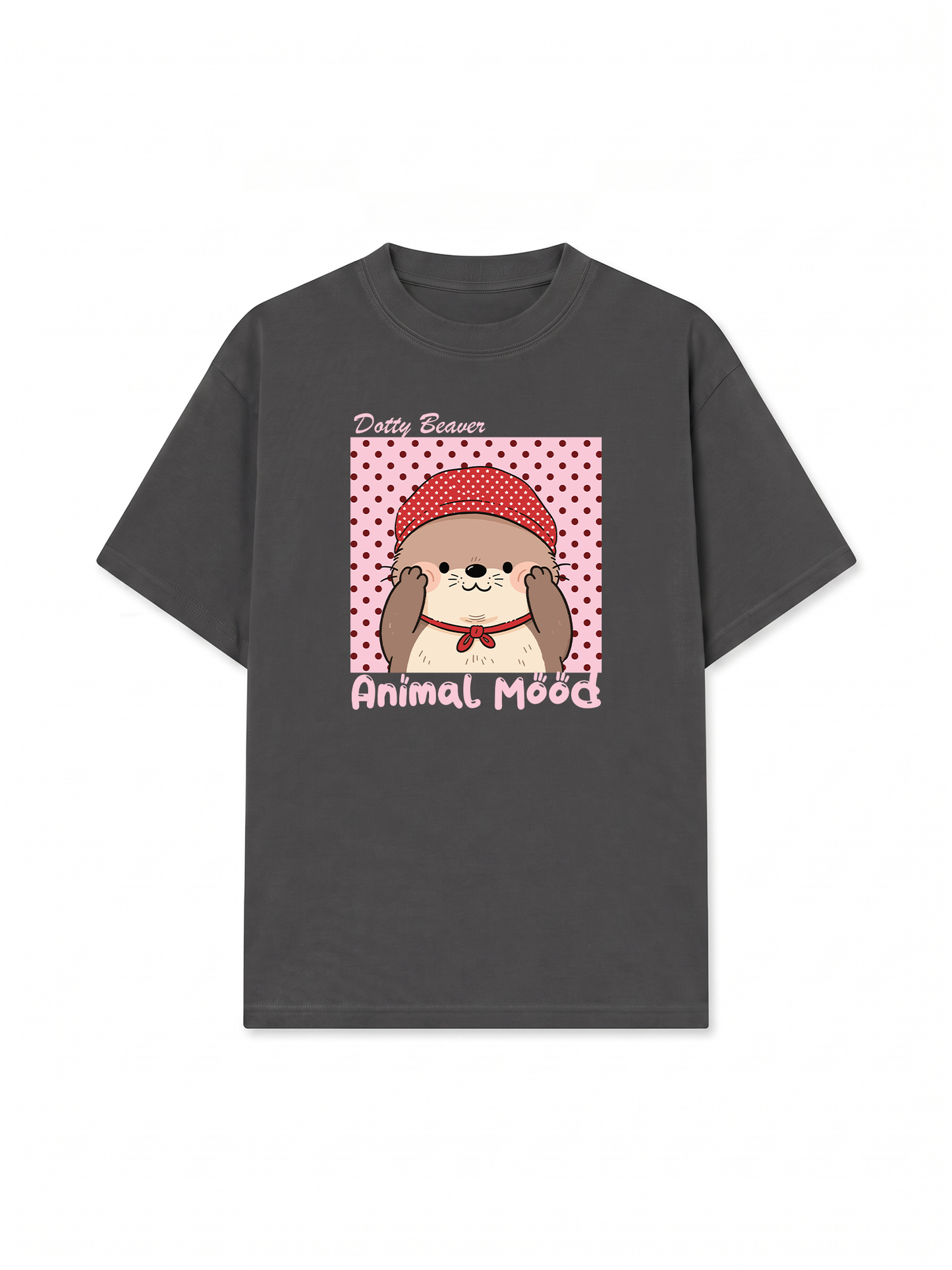 Áo Thun Relaxed Fit Animal Dotty Beaver