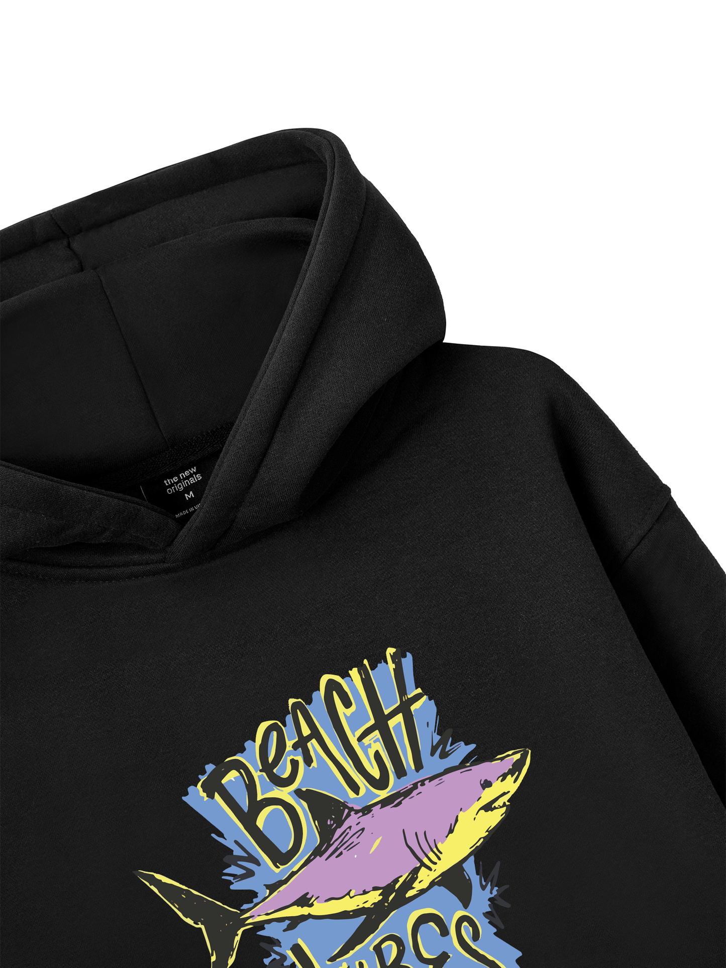Ocean Beach Vibes Shark  Hoodie