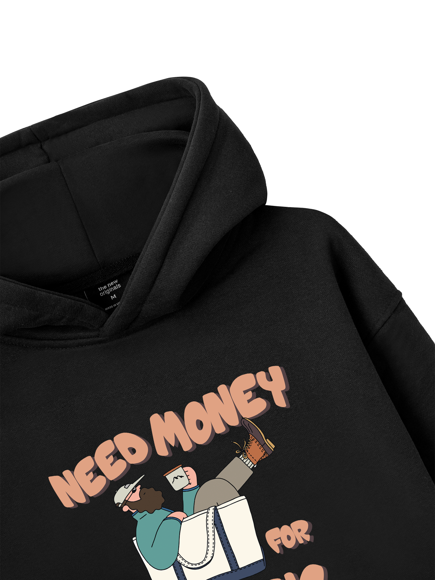 Áo Hoodie Nỉ Bông Weekend Need Money For Shopping