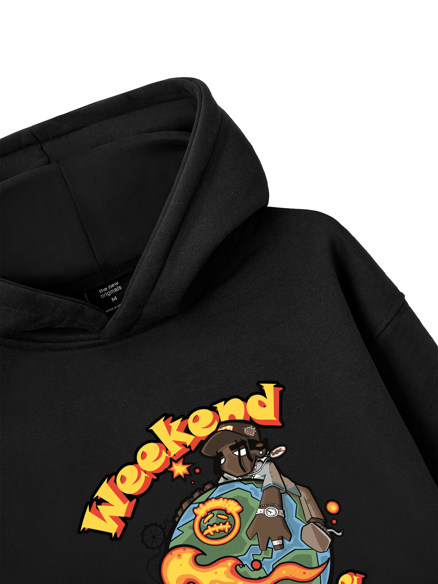 Áo Hoodie Nỉ Bông Weekend On Fire