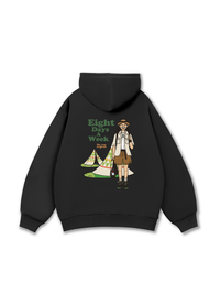 Eight Days A Week Girl Hoodie