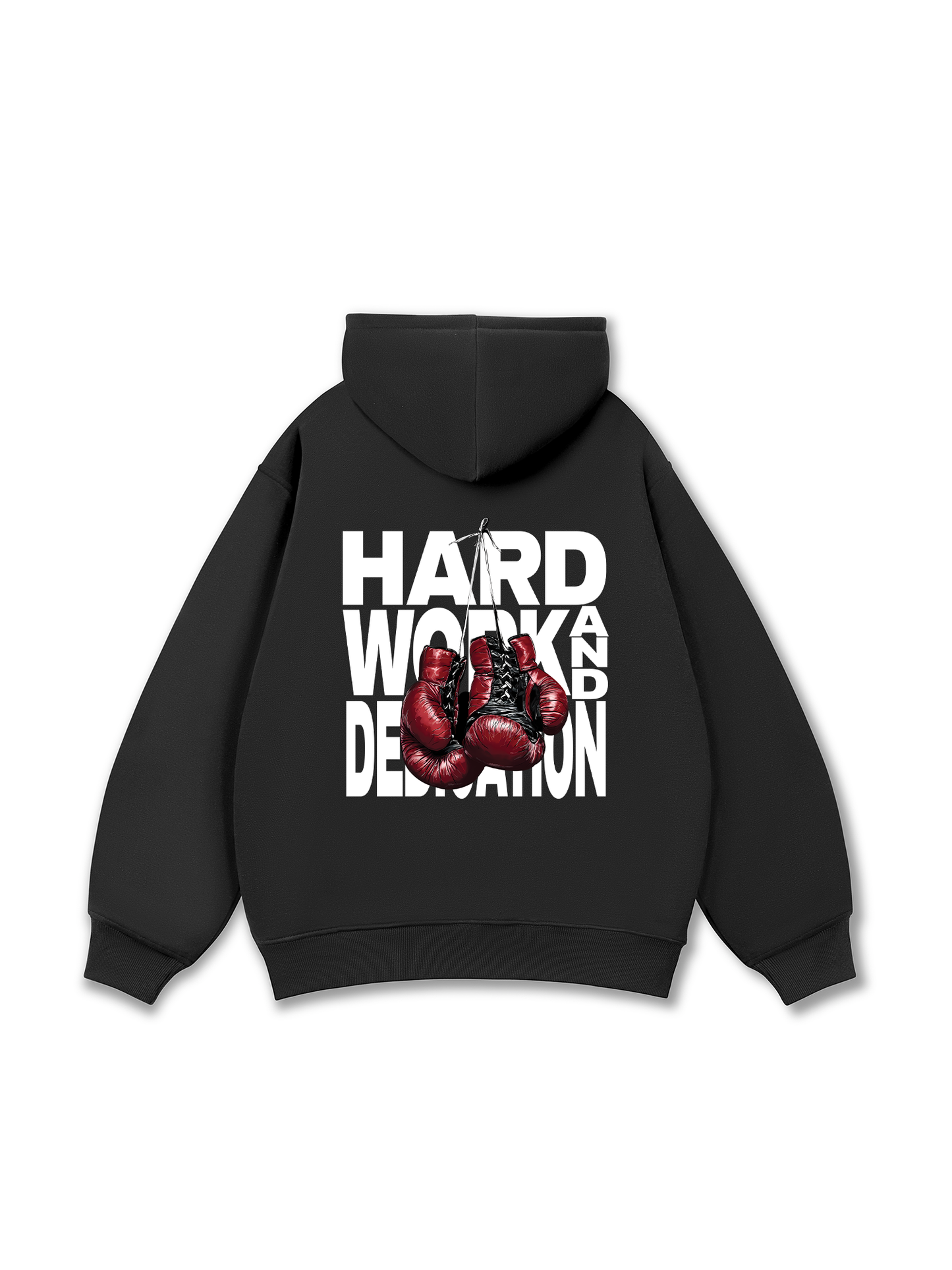 Áo Hoodie Nỉ Bông Fitnes Hard Work And Dedication