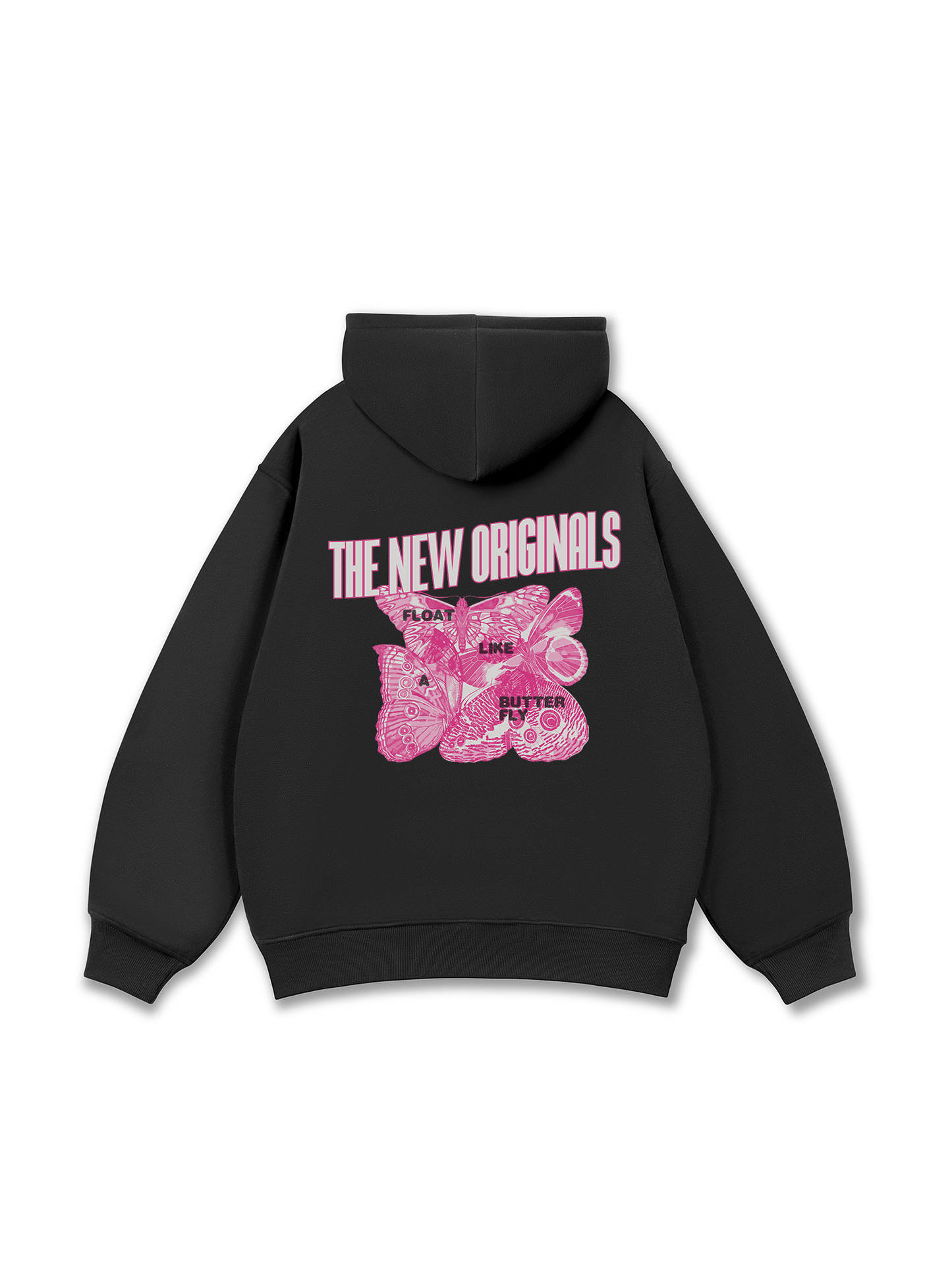 Áo Hoodie Nỉ Bông Tropical Float Like A Butterfly