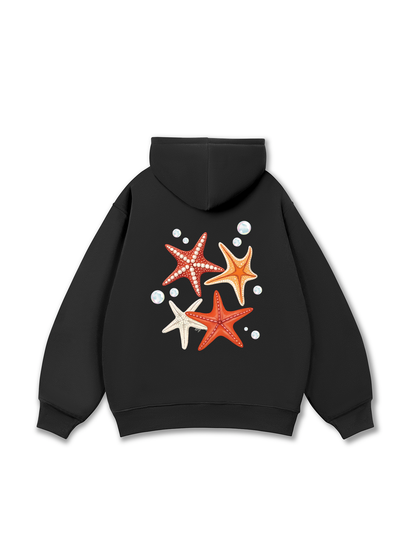 Ocean Orange StarFish Hoodie