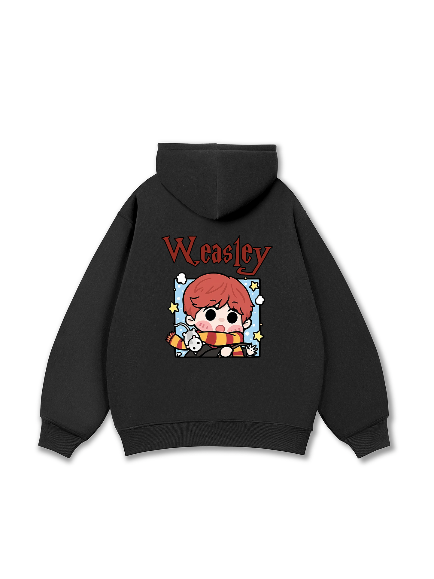 Áo Hoodie Nỉ Bông Harrry Potter Weasley Chibi
