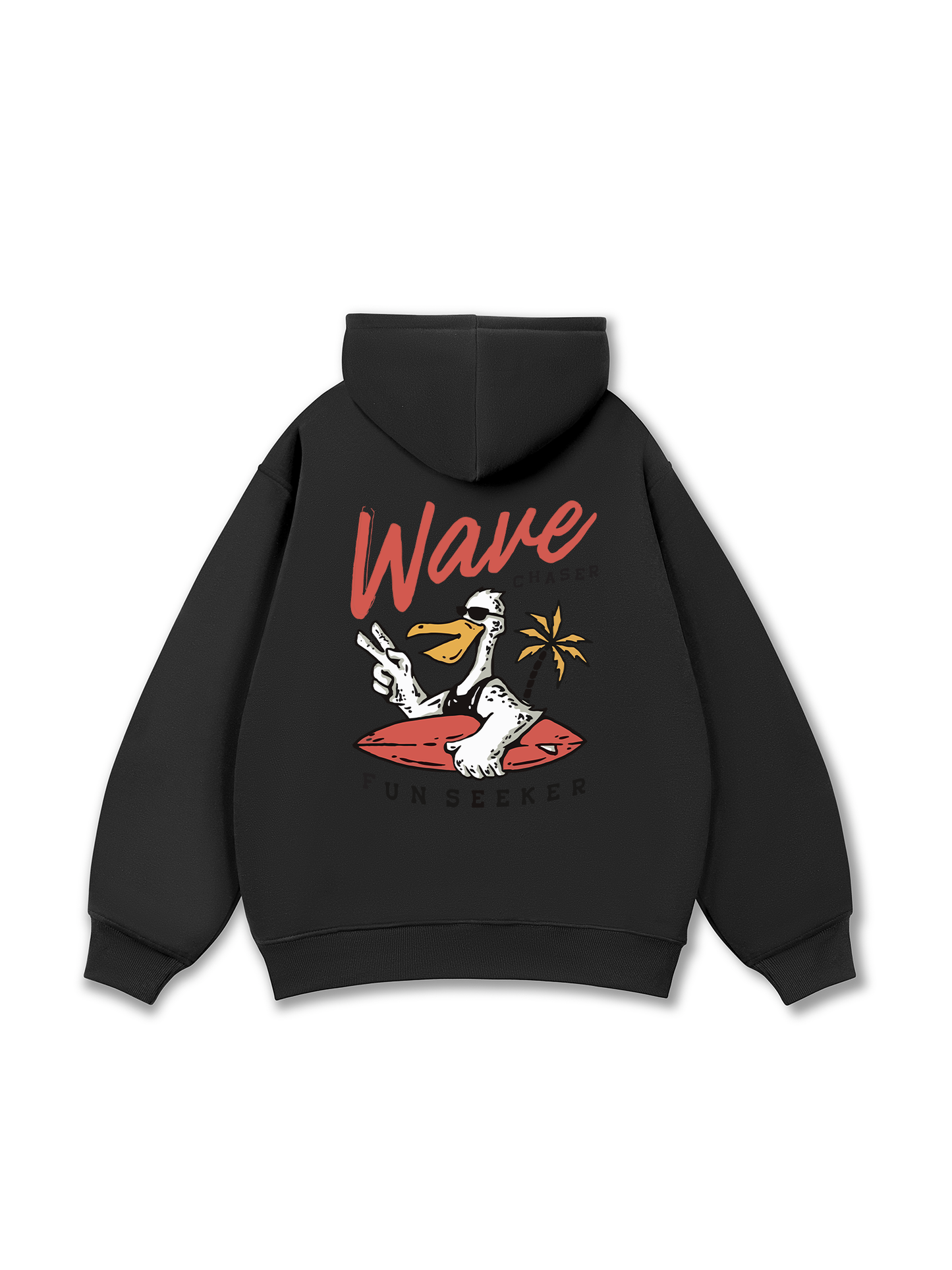 Ocean Duck Waves  Hoodie