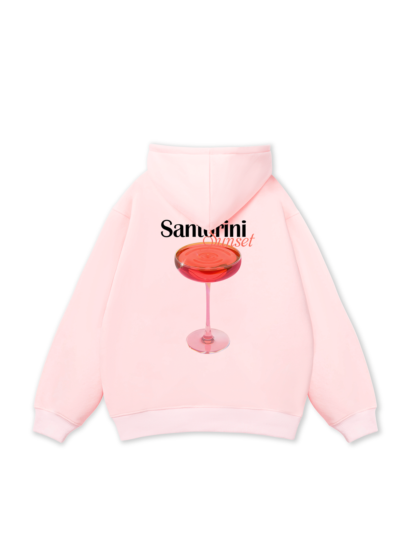 Fresh Santorini Sunset Hoodie