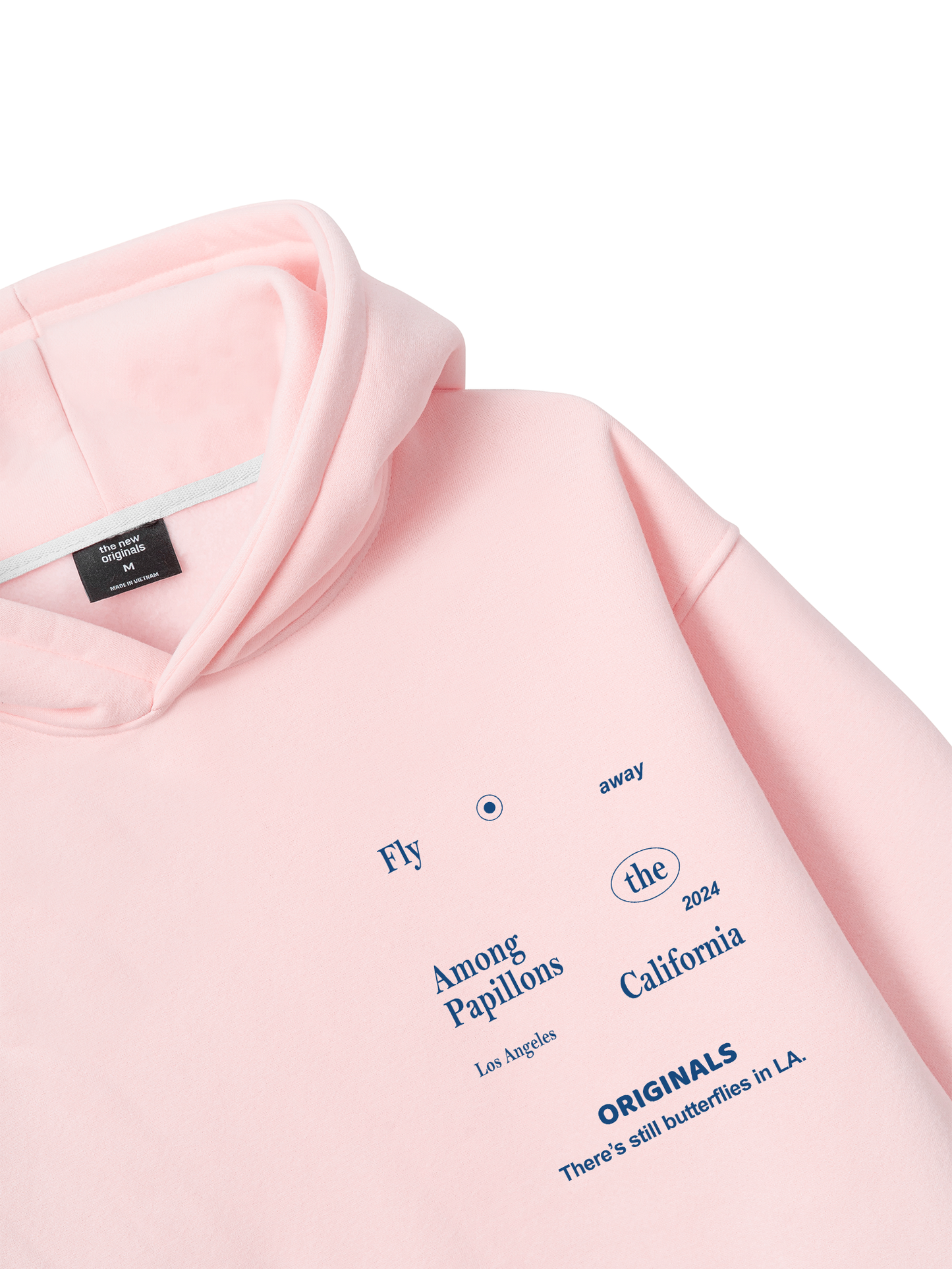 Áo Hoodie Nỉ Bông TROPICAL Butterflies in LA