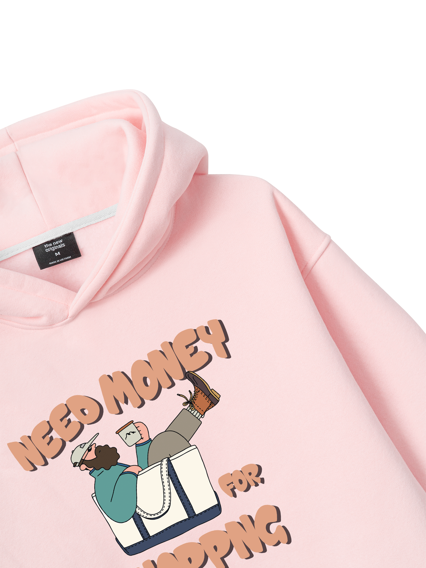 Áo Hoodie Nỉ Bông Weekend Need Money For Shopping