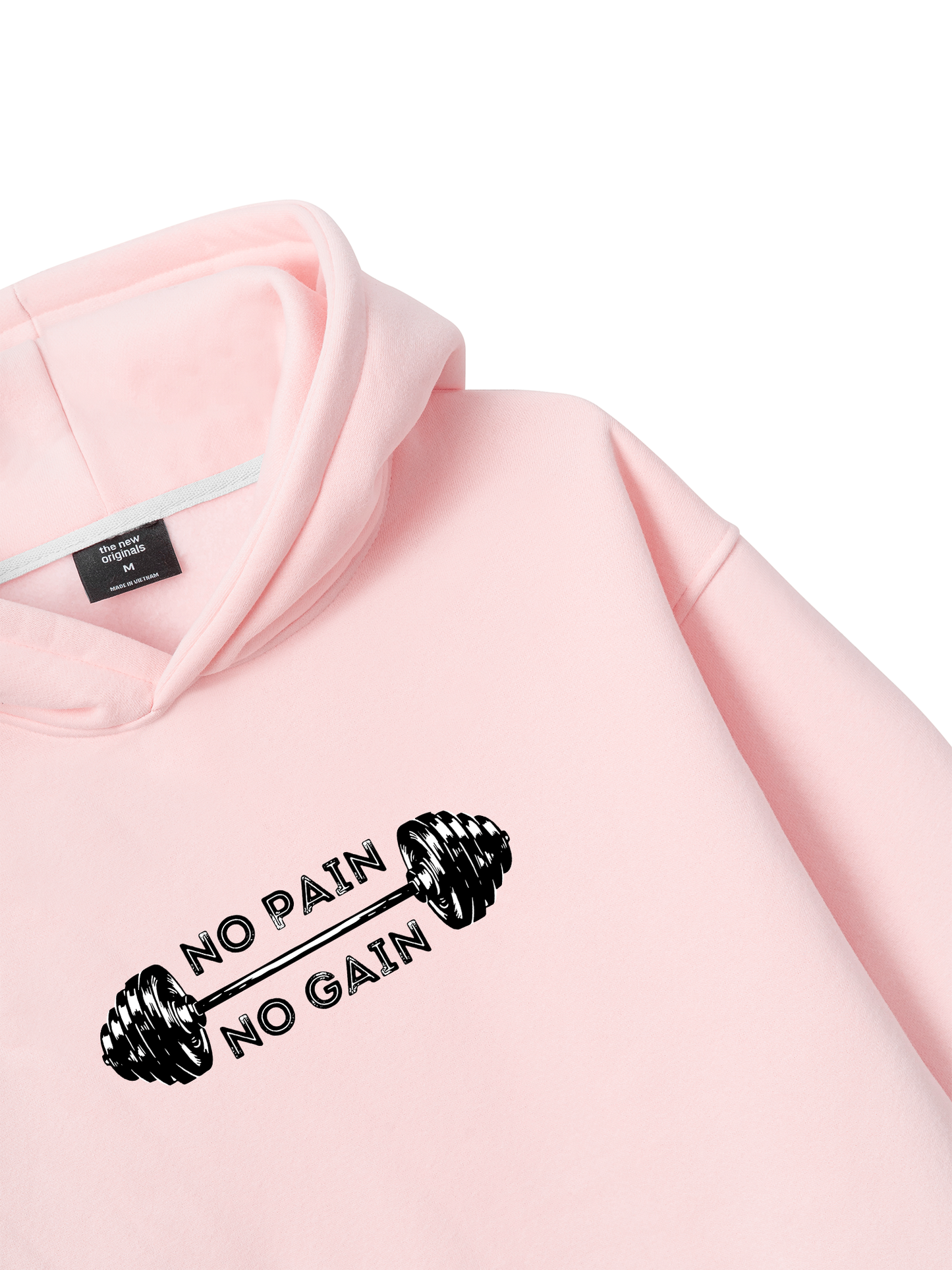 Áo Hoodie Nỉ Bông No Pain No Gain