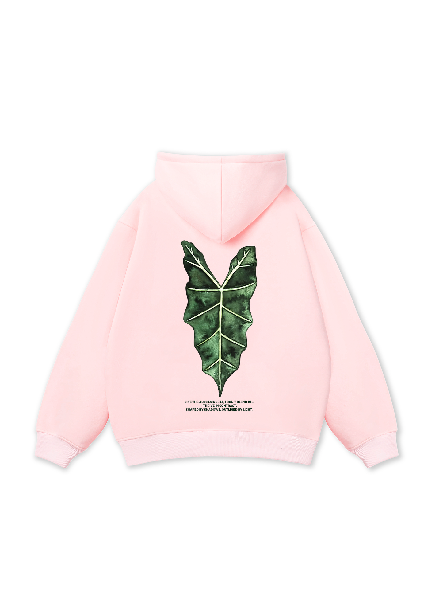 Áo Hoodie Nỉ Bông Tropical Alocasia Leaf