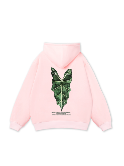 Áo Hoodie Nỉ Bông Tropical Alocasia Leaf