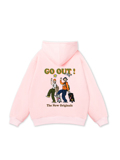Áo Hoodie Nỉ Bông Weekend Go Out