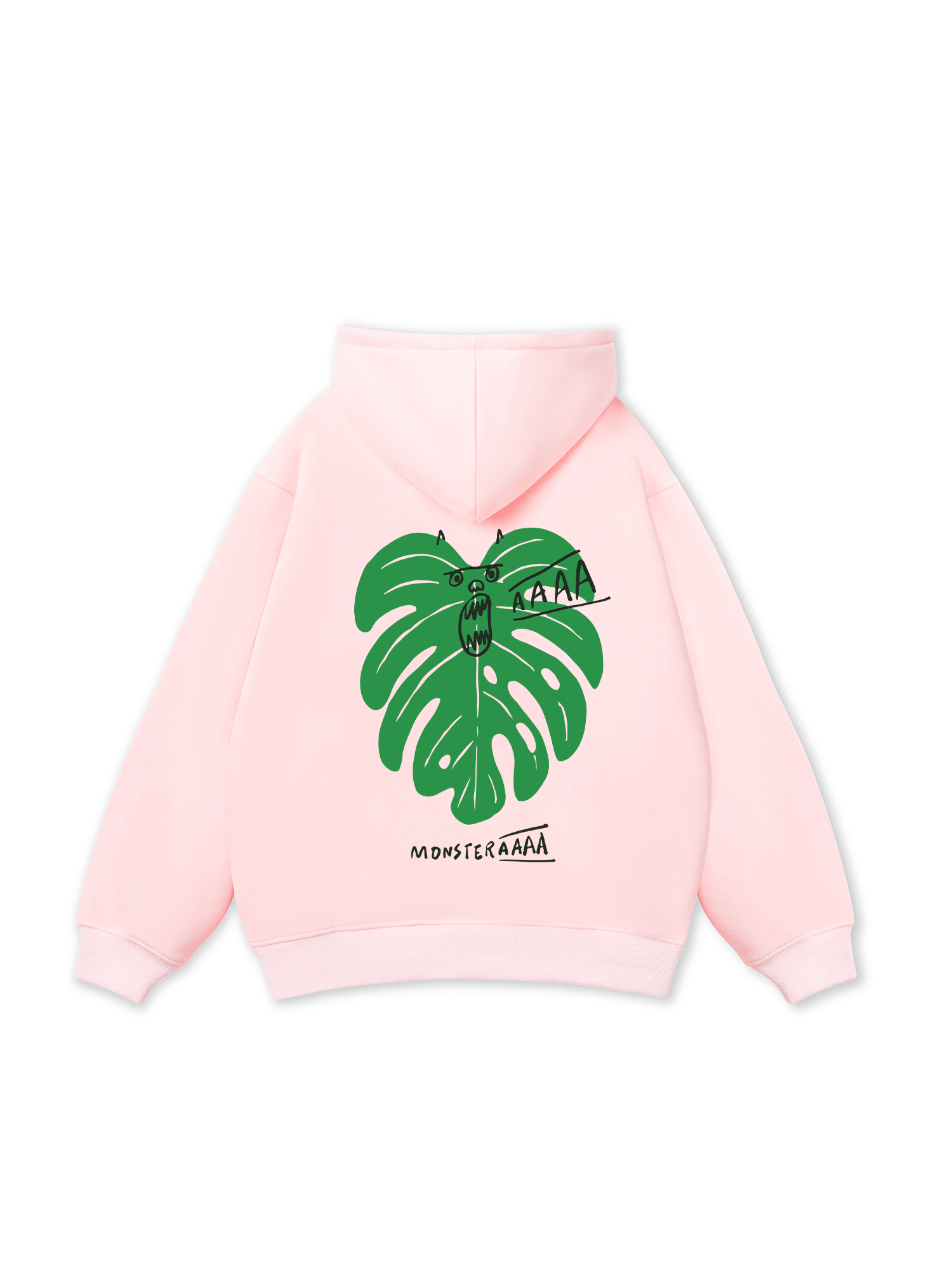 Áo Hoodie Nỉ Bông Tropical Monsteraaaa