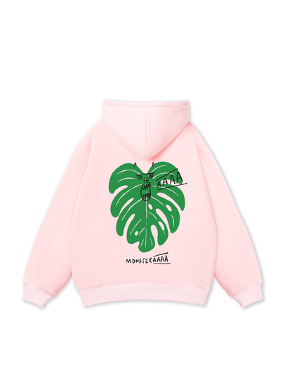 Áo Hoodie Nỉ Bông Tropical Monsteraaaa