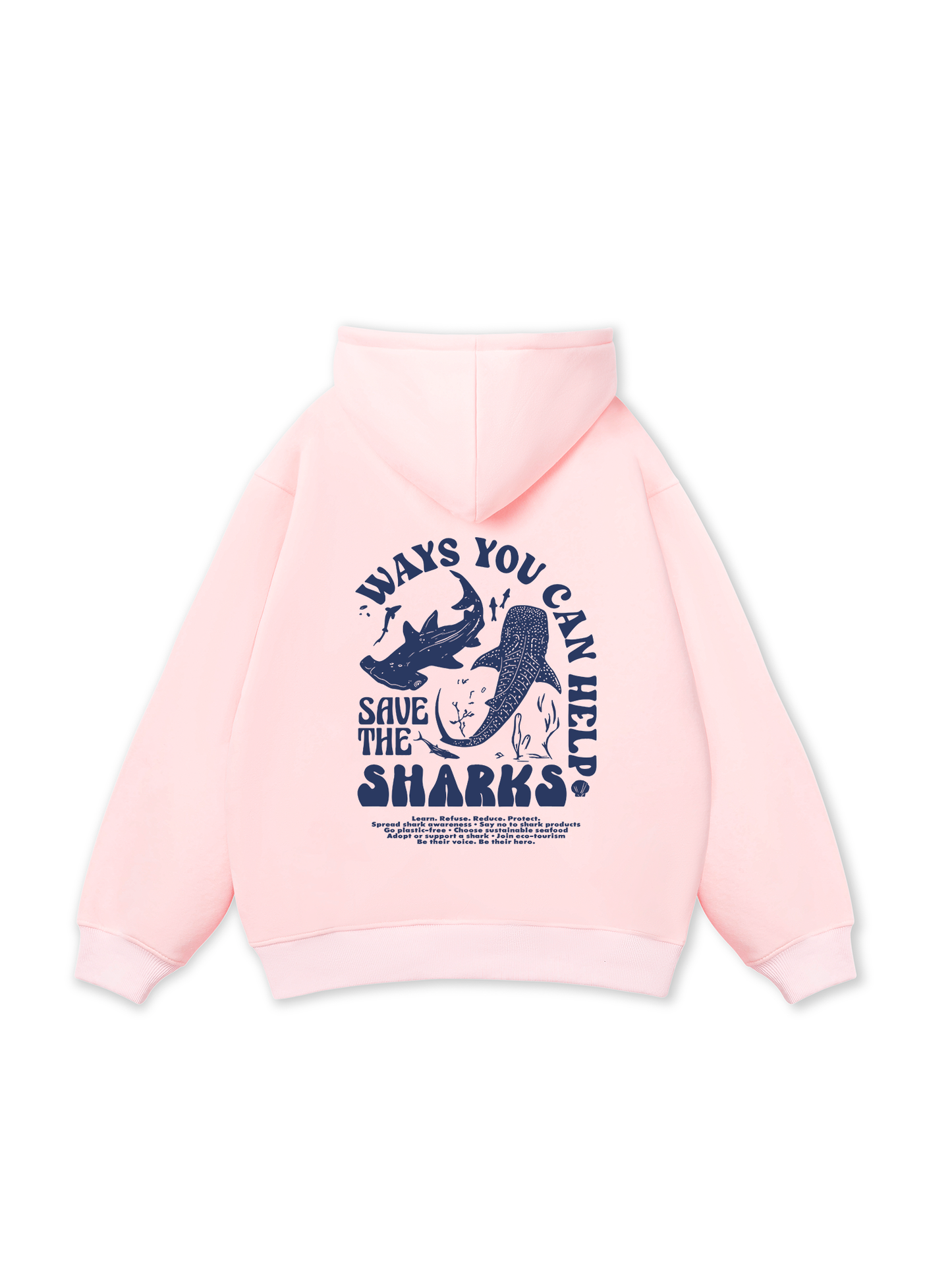 Ocean Save The Shark  Hoodie