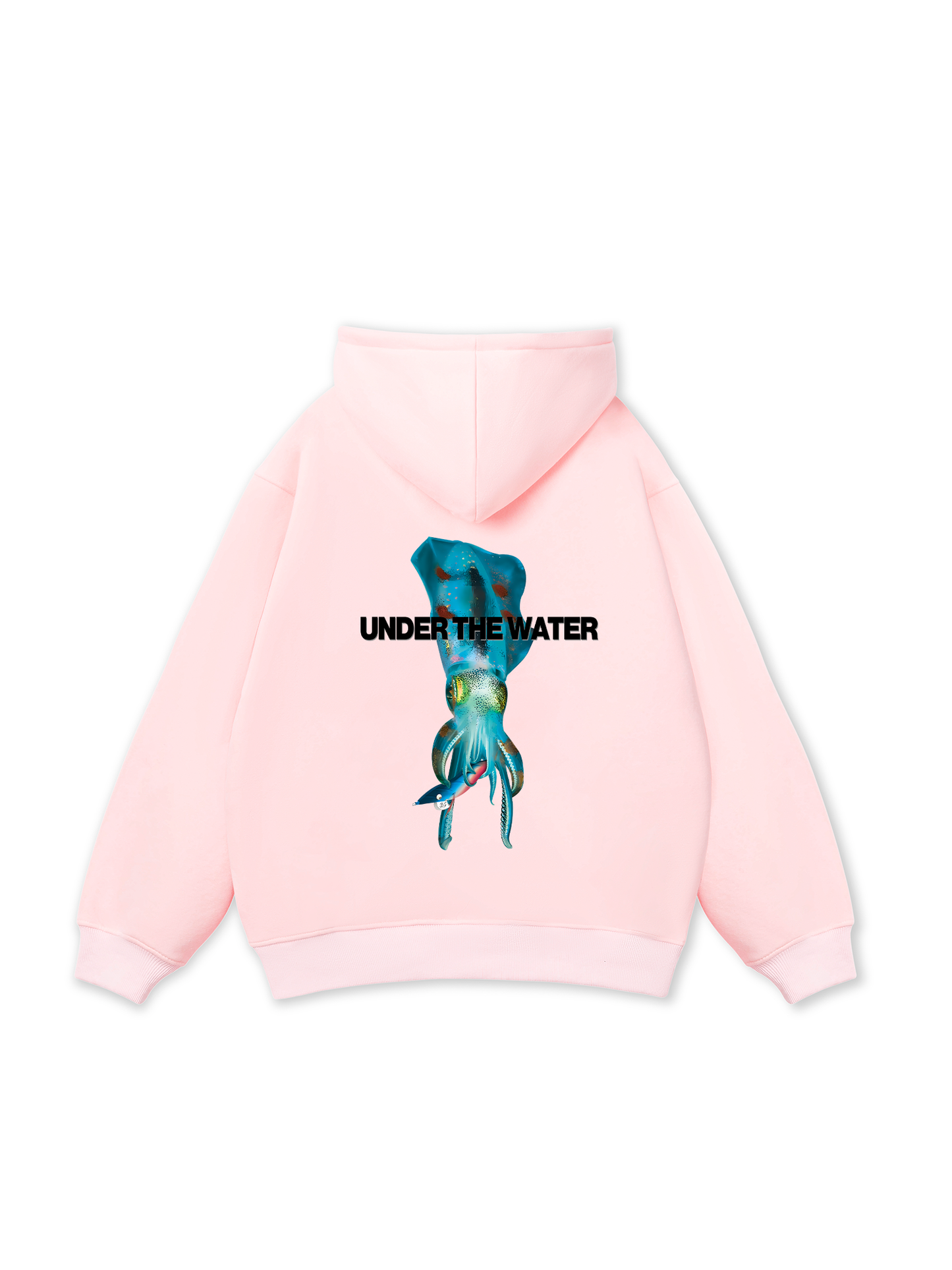 Ocean Under The Water Squid Ocean IRIE FISHING CLUB  Hoodie