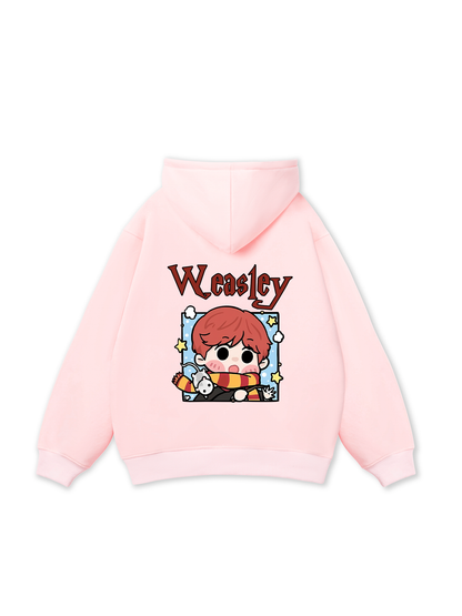Áo Hoodie Nỉ Bông Harrry Potter Weasley Chibi