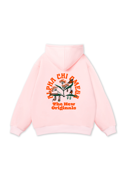 Áo Hoodie Nỉ Bông Tropical Alpha Chi Omega