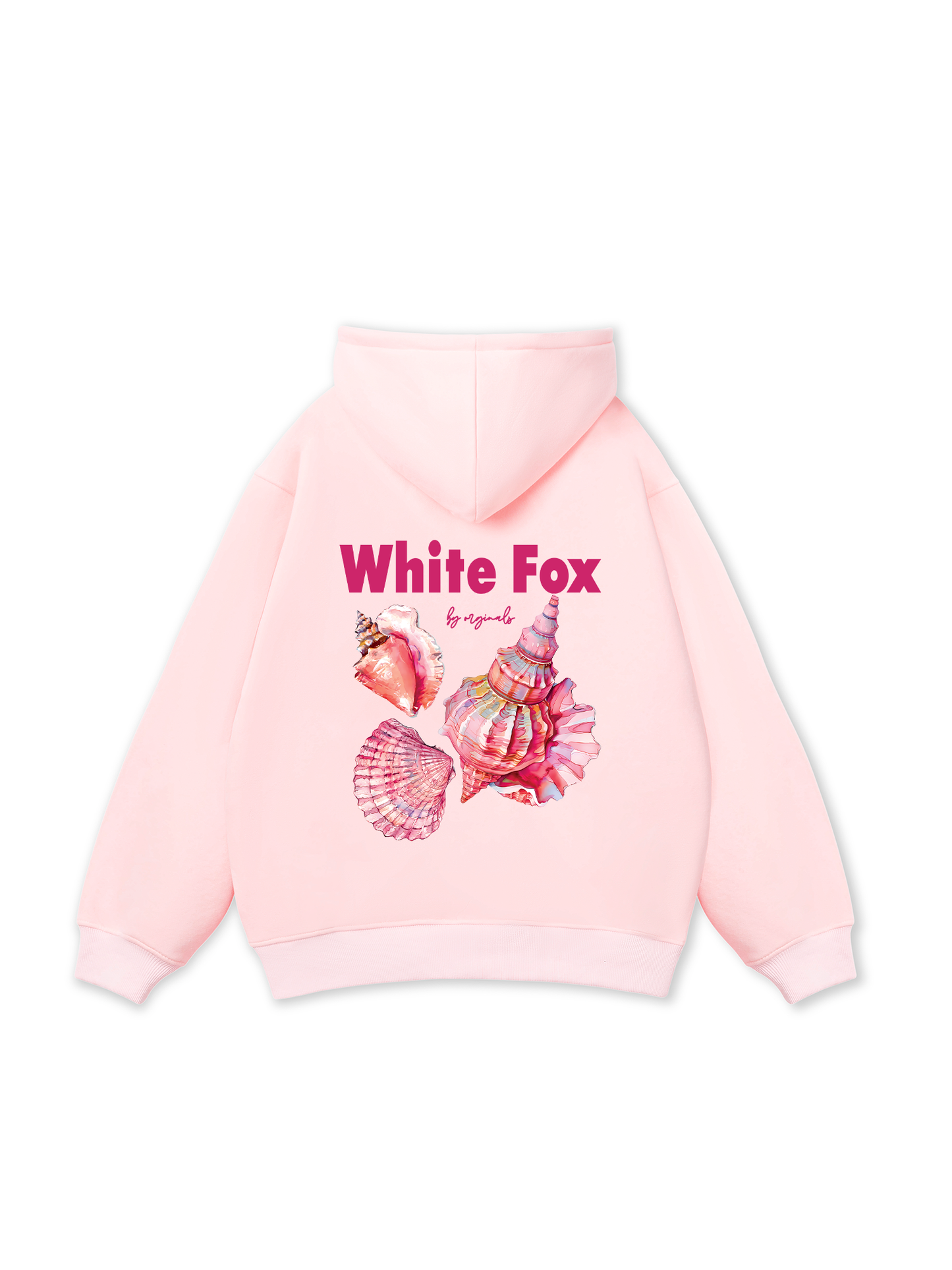 Ocean White Fox Hoodie