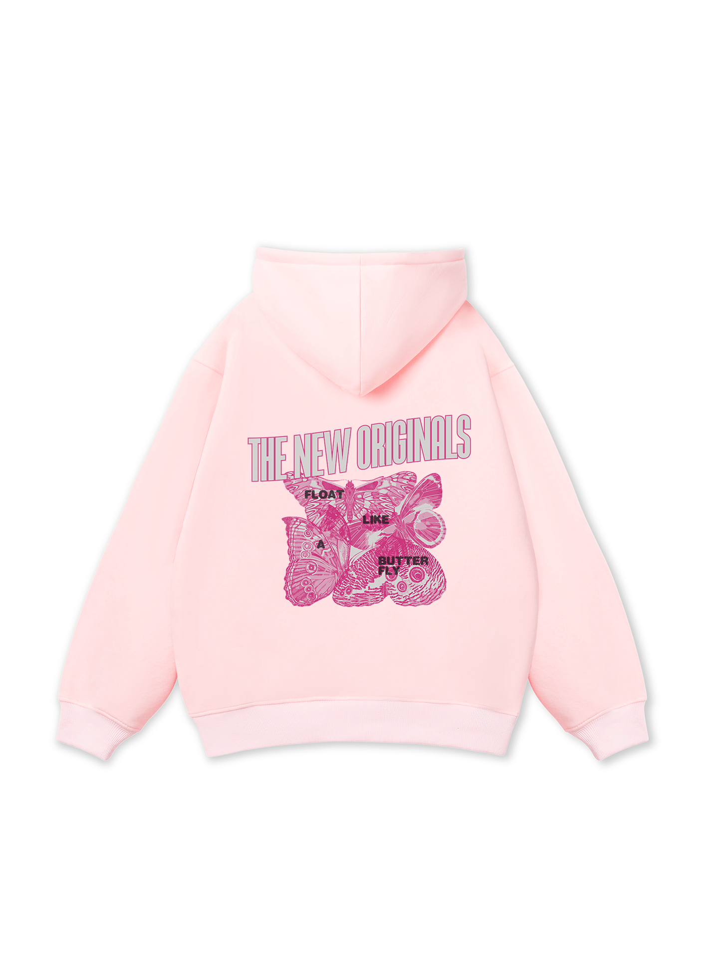 Áo Hoodie Nỉ Bông Tropical Float Like A Butterfly