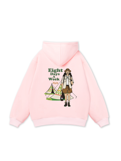 Eight Days A Week Girl Hoodie