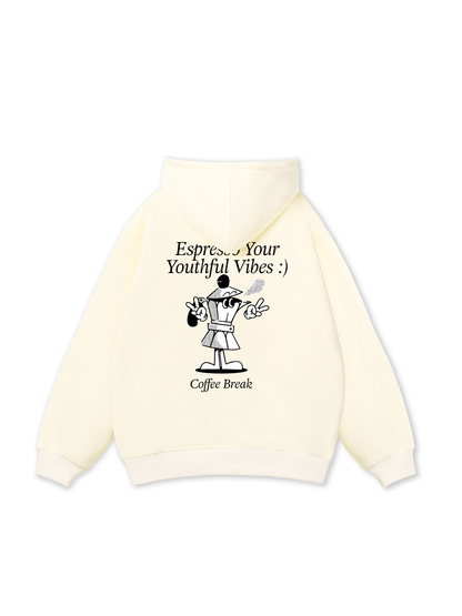 Espresso Your Youthful Vibes Hoodie