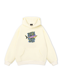 Ocean Beach Vibes Shark  Hoodie