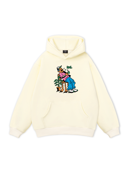 Áo Hoodie Nỉ Bông Weekend Chill Cofffee