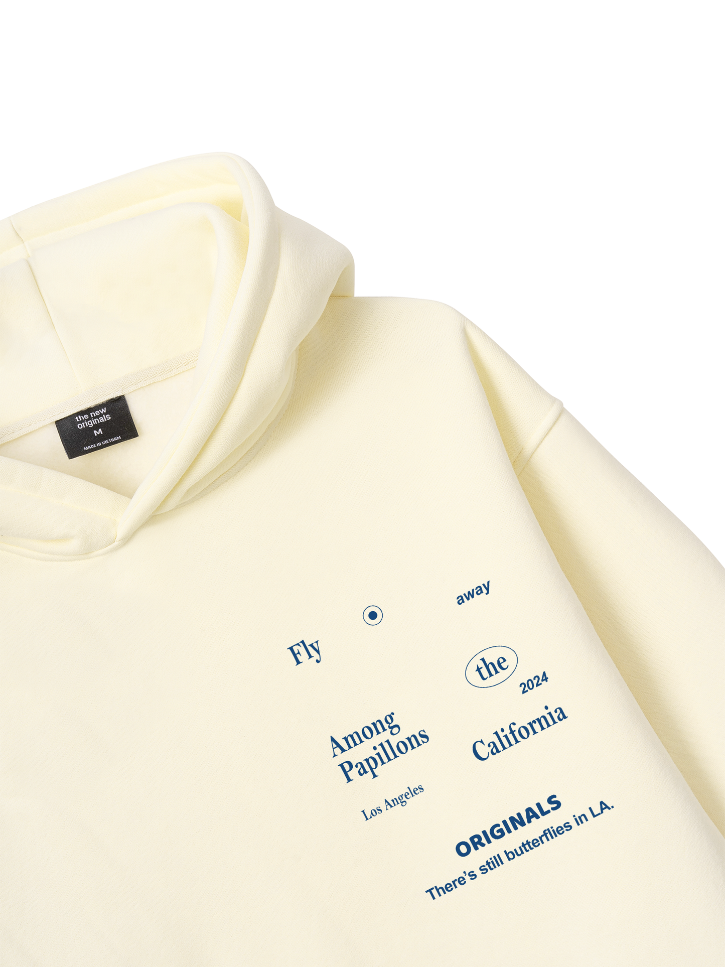 Áo Hoodie Nỉ Bông TROPICAL Butterflies in LA