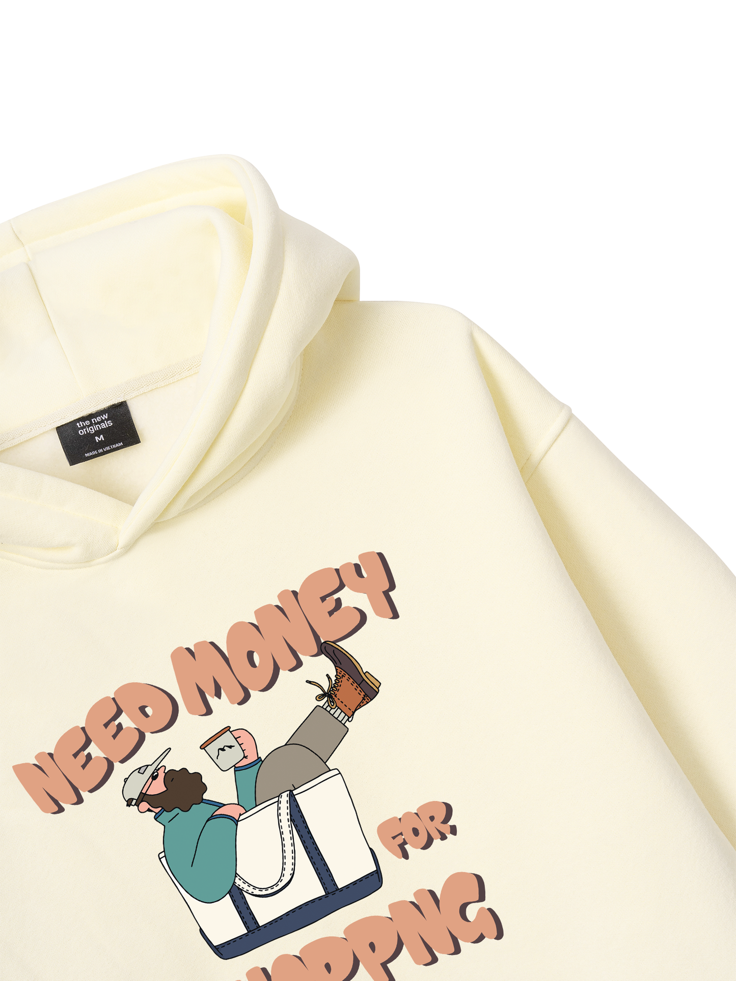 Áo Hoodie Nỉ Bông Weekend Need Money For Shopping