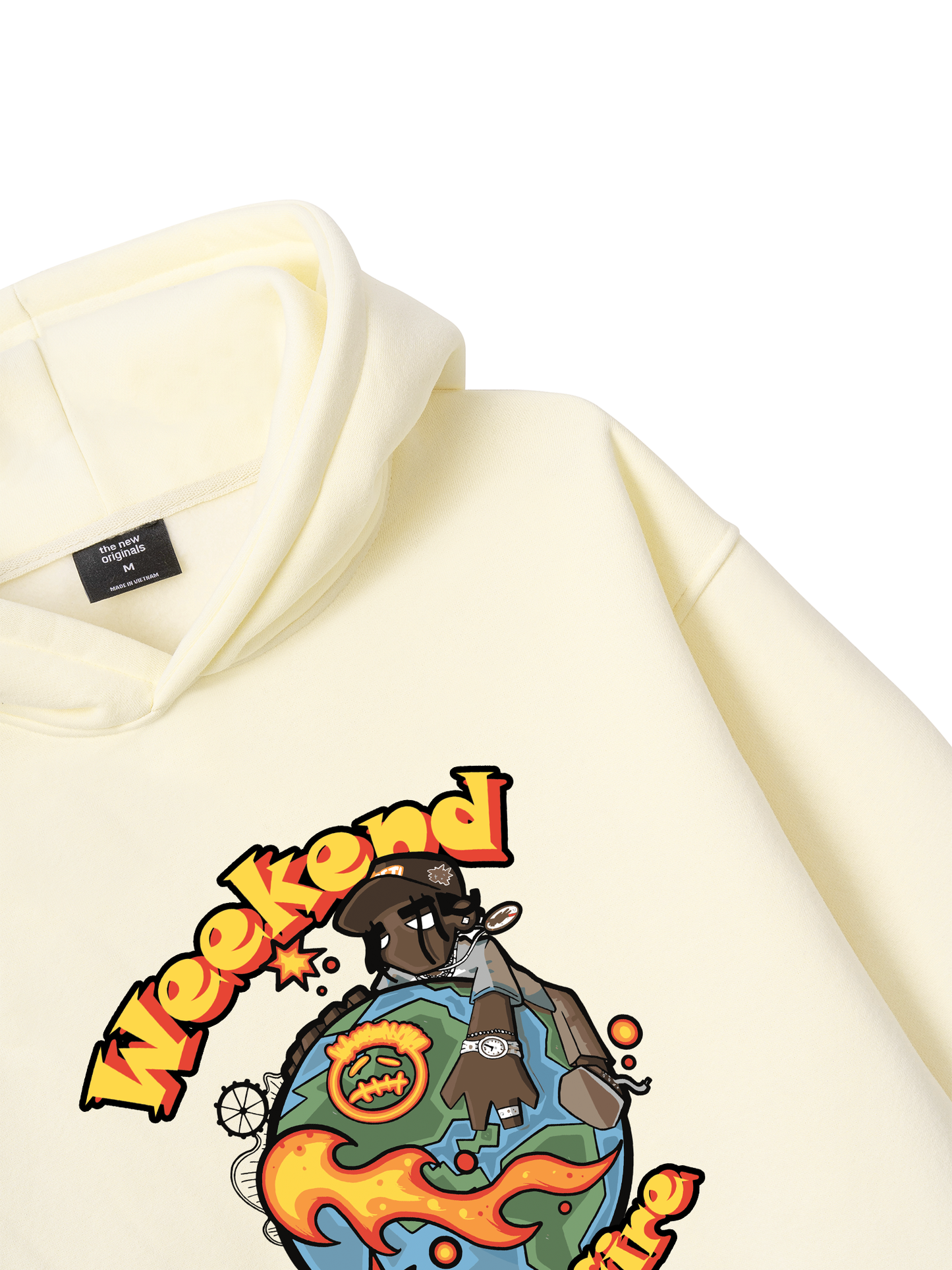 Áo Hoodie Nỉ Bông Weekend On Fire