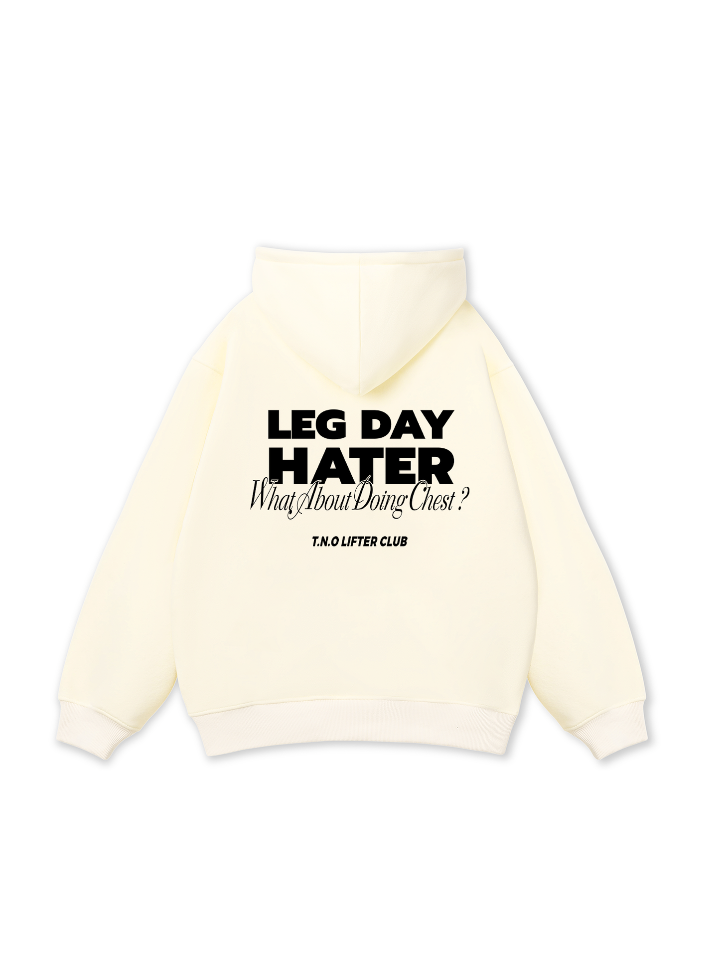 Áo Hoodie Nỉ Bông Leg Day