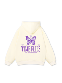 Áo Hoodie Nỉ Bông Tropical Time Flies