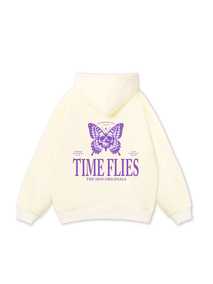 Áo Hoodie Nỉ Bông Tropical Time Flies