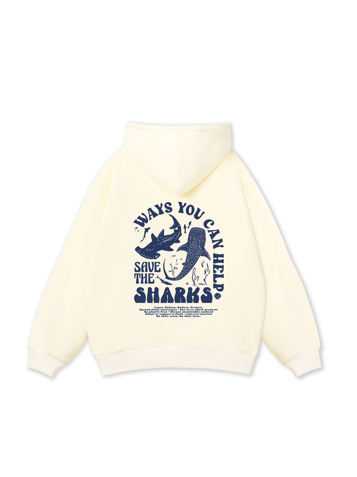Ocean Save The Shark  Hoodie