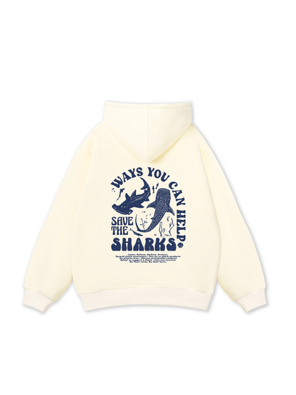 Ocean Save The Shark  Hoodie